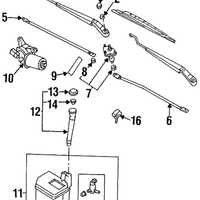 Genuine Nissan Wiper Rod Link Connecting  Assembly No 1 (1995-1999) 288414B000