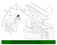 New Genuine Nissan Cap-Windshield Washer Tank 289131HB1A / 28913-1HB1A OEM