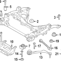 Genuine BMW Front Control Arm Strut With Hydraulic Mount (2022-2025) 31106895683