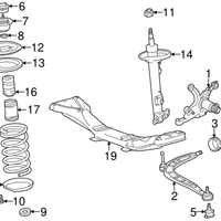 New Genuine BMW Spring Pad Lower (1992-2002) OE 31331090479