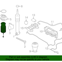 New Genuine BMW Auxiliary Shock Absorber (2012-2018) OE 31336789636
