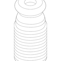 New Genuine BMW Auxiliary Shock Absorber (2012-2018) OE 31336789636