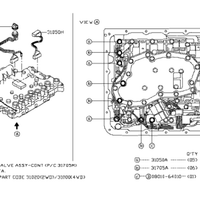 Genuine Nissan Frontier Transmission Valve Body Assembly (2005-2009) 317053DX8D