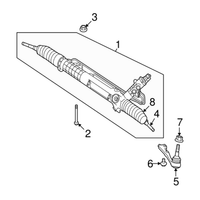 New Genuine BMW Rack Pinion Steering Gear Bolt (2006-2021) OE 32106773068