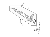 New Genuine BMW Rack Pinion Steering Gear Bolt (2006-2021) OE 32106773068