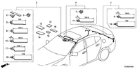New Genuine Acura TLX Rear Bumper Sub-Wire (2015-2017) OE 32130TZ3H00