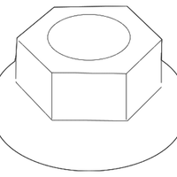 New Genuine BMW Self Locking Hex Nut (2000-2023) OE 32216769539
