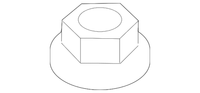 New Genuine BMW Self Locking Hex Nut (2000-2023) OE 32216769539
