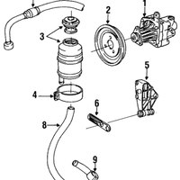 New Genuine BMW Return Pipe (1984-1991) OE 32411134693
