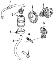 New Genuine BMW Return Pipe (1984-1991) OE 32411134693