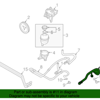 New Genuine BMW Return Pipe (2001-2006) OE 32412282354