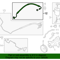 New Genuine BMW Expansion Hose 1ST Part (2010-2019) OE 32416798235