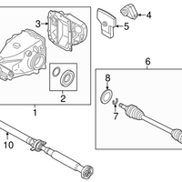 New Genuine BMW Shaft Seal With Lock Ring (2004-2021) OE 33107505603