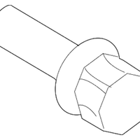 New Genuine BMW Torx Screw With Ribs (2002-2016) OE 33207572716