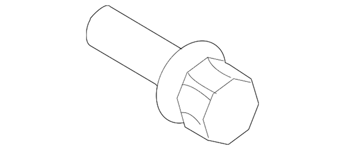 New Genuine BMW Torx Screw With Ribs (2002-2016) OE 33207572716