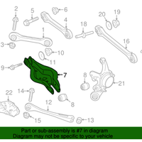 New Genuine BMW Roll Over Strut With Rubber (2012-2023) OE 33326884694