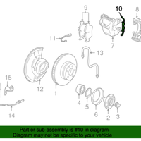 New Genuine BMW Clip (2002-2006) OE 34116757037