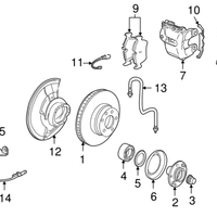 New Genuine BMW Clip (2002-2006) OE 34116757037