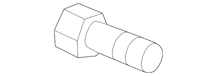 New Genuine BMW Collar Screw Micro Encapsul (1995-2015) OE 34203414763