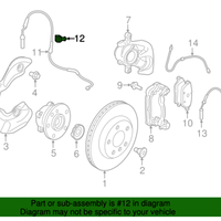 New Genuine BMW Tubing Support (1999-2023) OE 34521164653