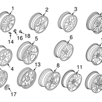 New Genuine BMW Wheel Bolt (2000-2006) OE 36136756298