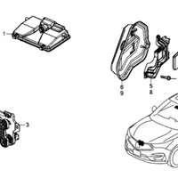 New Genuine Acura RDX Camera Monocular Set (2019-2024) OE 36163TJCA03