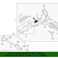 New Genuine Nissan / Infiniti Spacer-Housing 381650C020 / 38165-0C020 OEM