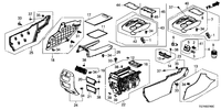 New Genuine Honda Pilot USB Aux Cover (2016-2018) OE 39116TG7A51
