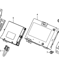 New Genuine Acura RDX Control Unit Infotainment (2021) OE 39540TJCAA3