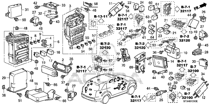 New Genuine Acura  MDX Bluetooth Unit Hands Free HFT (2007-2009) OE 39770STXA01