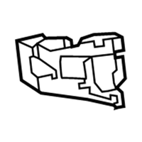 New Genuine Mercedes-Benz Impact Absorber 2058852037 / 205-885-20-37 OEM