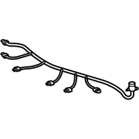 New Genuine Mercedes-Benz Front Bumper Parking Aid Wiring Harness (1994-2009) OE