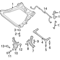 New Genuine Nissan Bolt 40178AX06C / 40178-AX06C OEM