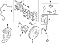 New Genuine Nissan C08-Wheel Hub Assy 402026SA0A OE