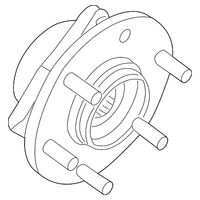 New Genuine Nissan Front Wheel Hub Bearing Assembly (2005-2025) OE 402029BT0B
