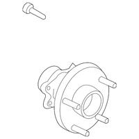 New Genuine Nissan Hub Assy Road Wheel 40202AL56C / 40202-AL56C OEM