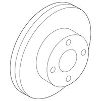 New Genuine Nissan Rotor Disc Brake Front OE 402061HL0C
