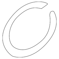 Pack of 10 Genuine Nissan Ring-Snap OEM 402143Z000