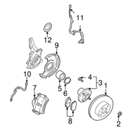 Genuine Nissan Ring-Snap OEM 402143Z000