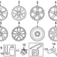 New Genuine Infiniti Wheel Lug Nut Road Wheel OE 402244HH0A