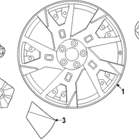 New Genuine Nissan Ariya Wheel Rim Disc Assembly 20