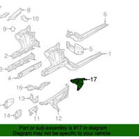 New Genuine BMW Bracket Side Panel Column (2016-2022) OE 41007427136