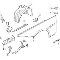 New Genuine BMW Spacer Bush (2004-2010) OE 41009116519