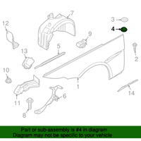 New Genuine BMW Spacer Bush (2004-2010) OE 41009116519