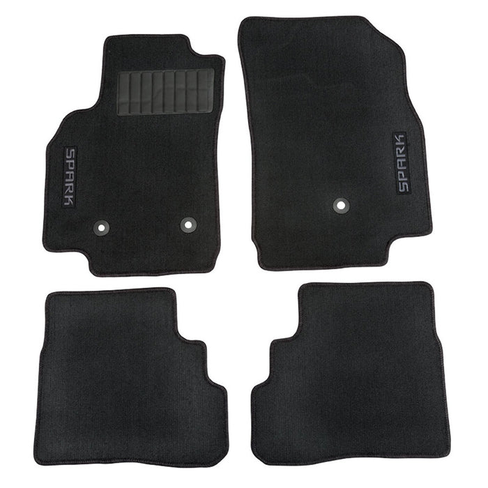 New Genuine Chevy Spark Floor Mat Set Carpet Black (2016-2022) OE 42392375
