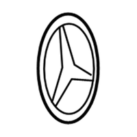 Genuine Mercedes-Benz Trunk Emblem Rear Hatch Door Chrome (2006-2012) 1648170016