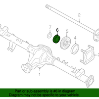 New Genuine Nissan Spacer Axle Brg 43070EB110 / 43070-EB110 OEM