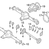 New Genuine Nissan Bolt-Hub 432228B400 / 43222-8B400 OEM