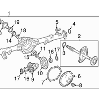 New Genuine Nissan Seal-Oil Rear Axle Shaft 432521PA0A / 43252-1PA0A OEM