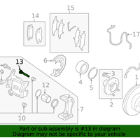 New Genuine Nissan Pin 44140JA00A / 44140-JA00A OEM